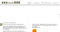 Desktop Screenshot of holzwerkstatt-kauri.de