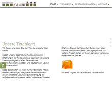 Tablet Screenshot of holzwerkstatt-kauri.de